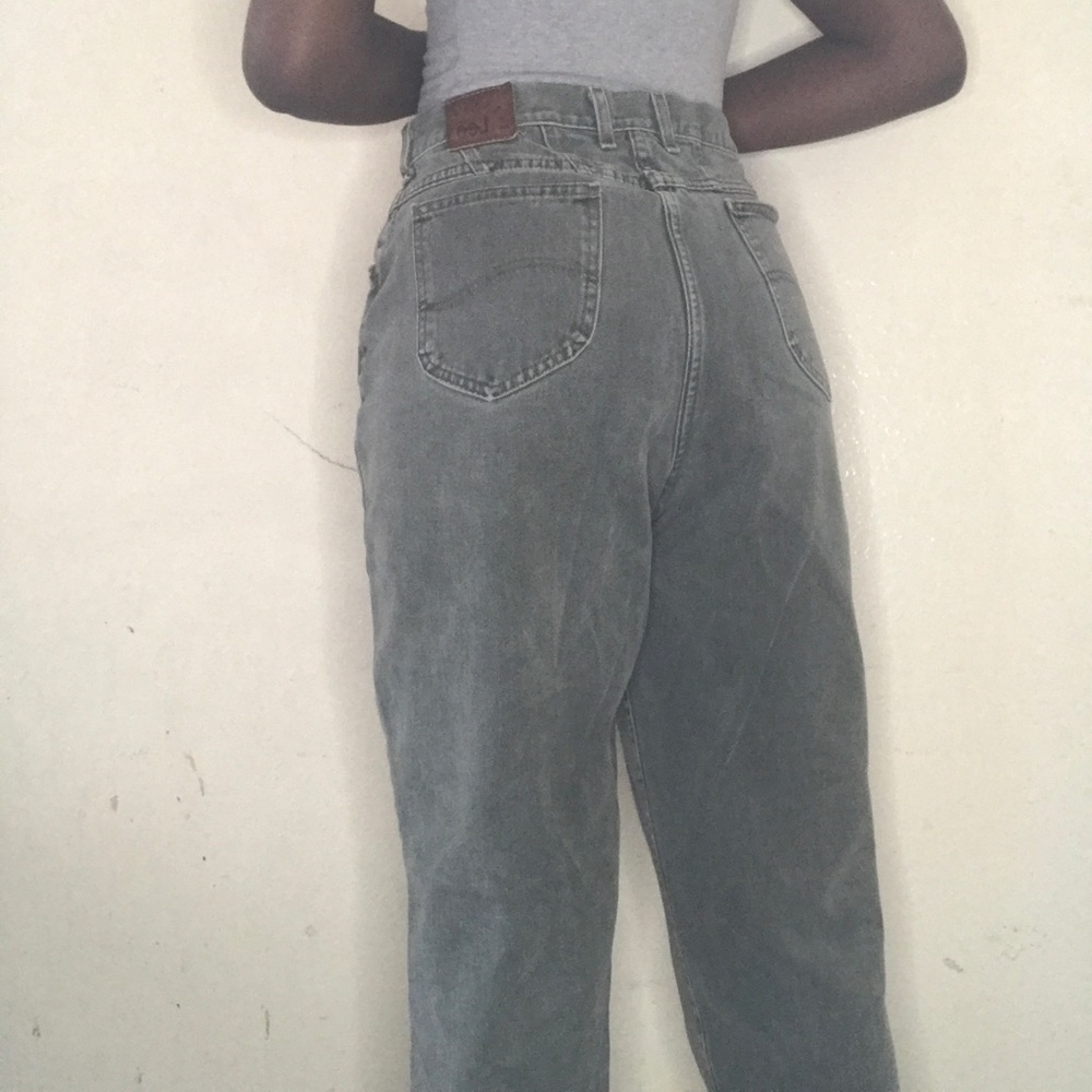 Green vintage Lee wrangler jeans